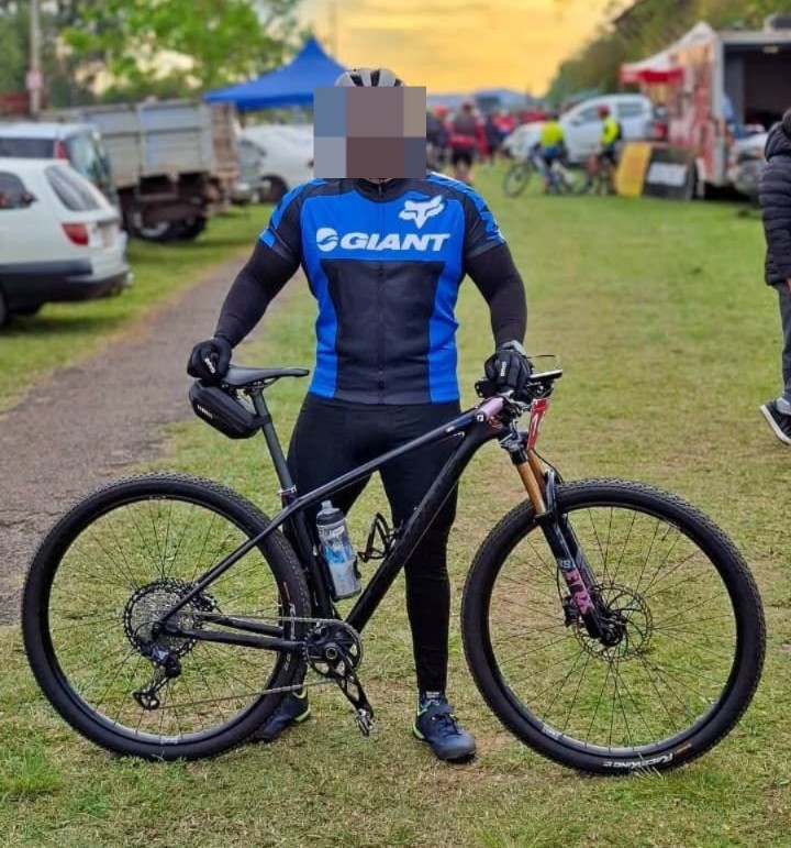 Ever Rodrigo, ciclista de 41 años.