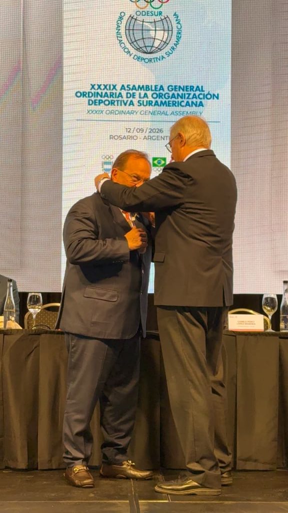 Camilo estuvo al frente de ODESUR desde el 2017 al 2026. Foto: Gentileza