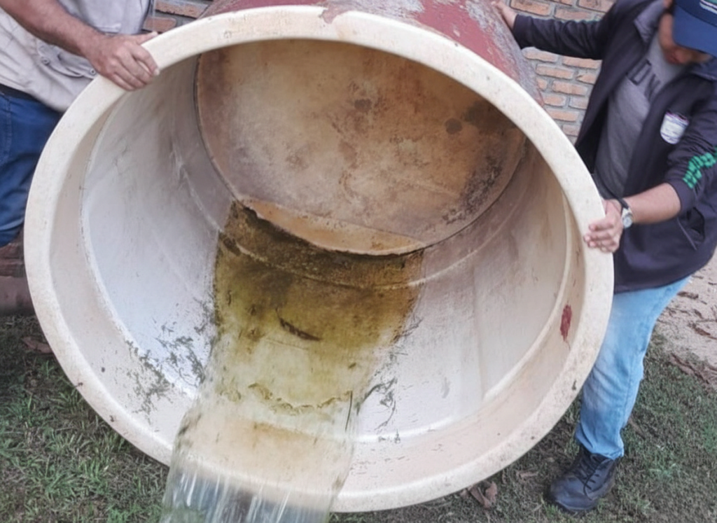 Debe ser minucioso con los recipientes que acumulan agua estancada en su patio, pues son criaderos del Aedes aegypti.