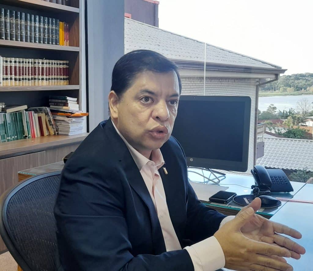 Concejal municipal de Encarnación, Fredy Ortega (ANR).