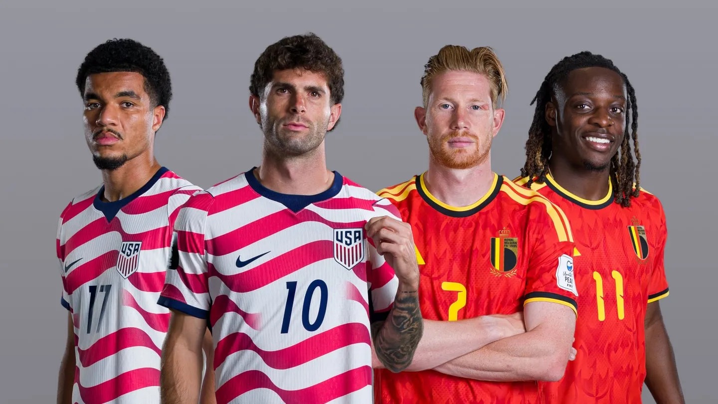 Estados Unidos vs. Bélgica, a las 21:00. Foto:TYC Sports