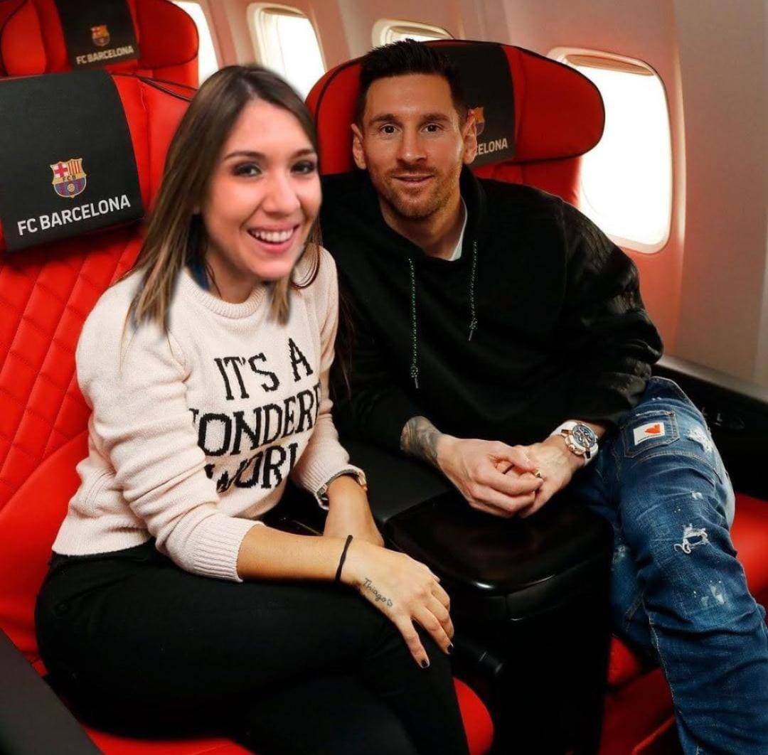 Apenami, Solange en el jet privado del crack argentino. (FOTO: @solangeencina)