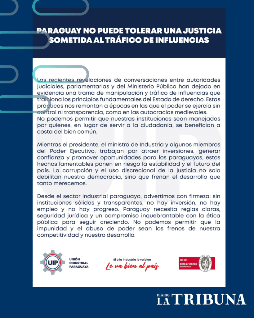 Comunicado de la UIP.