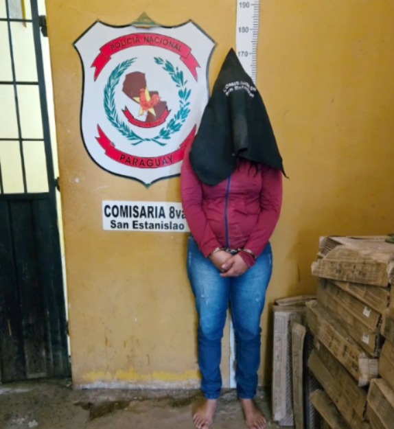 San Pedro: detienen a mujer que habría asesinado a su concubino. Foto: Gentileza