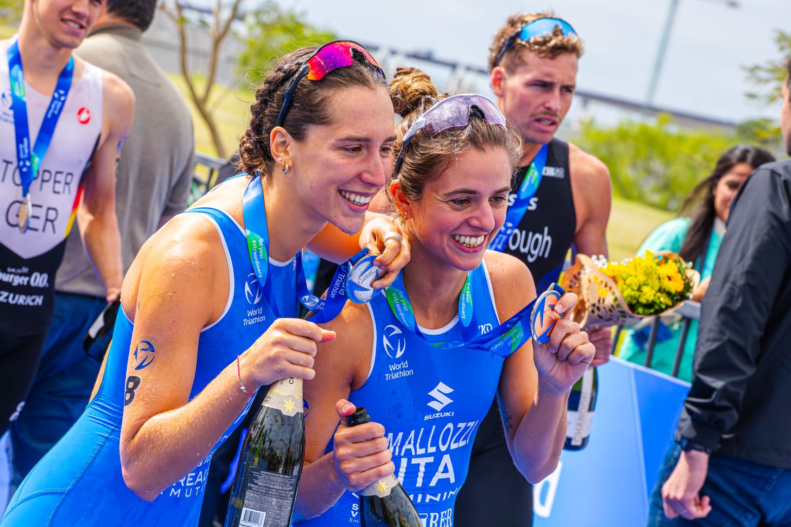 Paraguay albergó la doble jornada internacional de triatlón. Foto: gentileza