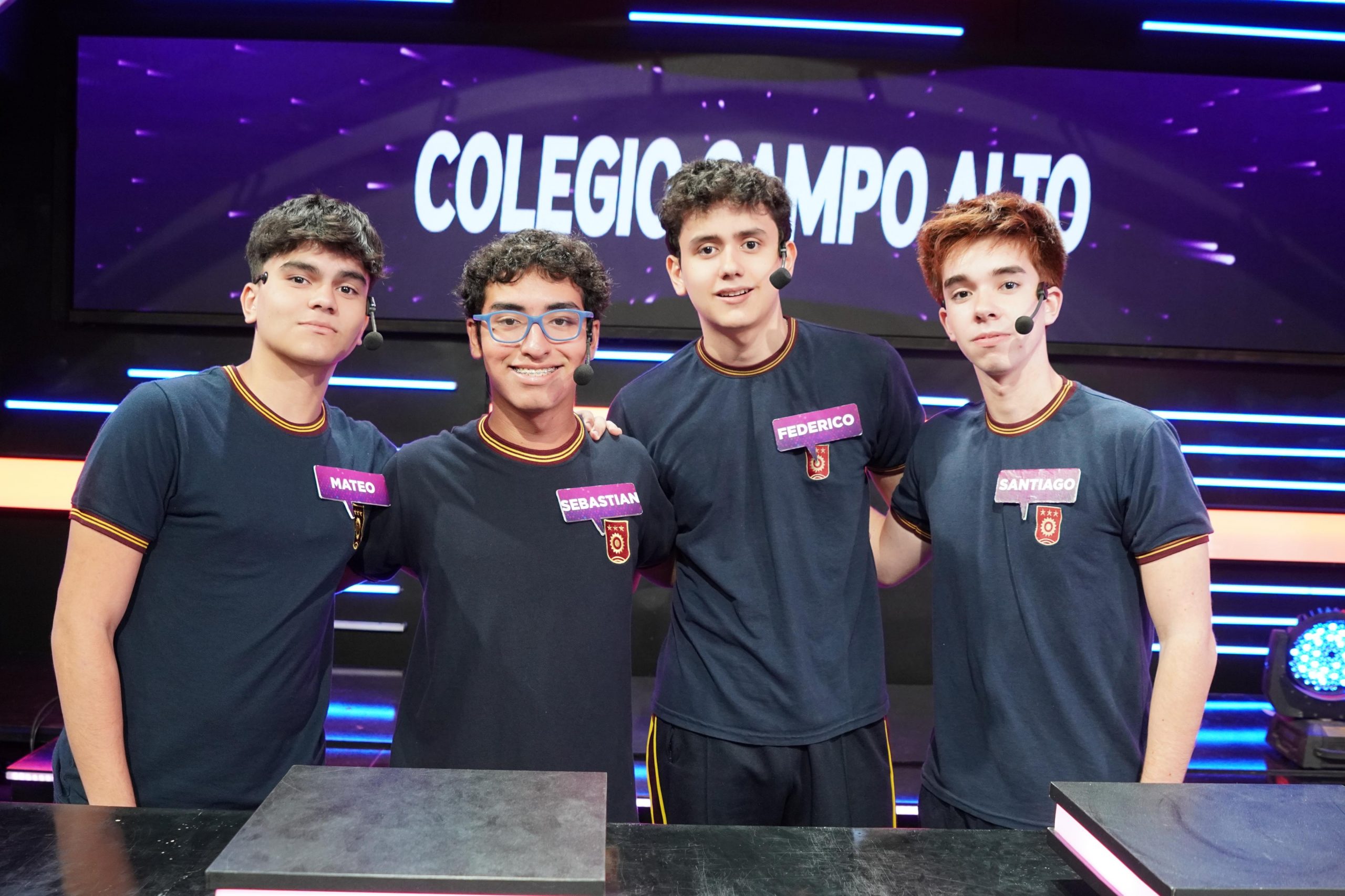 “Campo Alto”, conformado por Santiago, Federico, Ebastián y Mateo. Foto: Trece