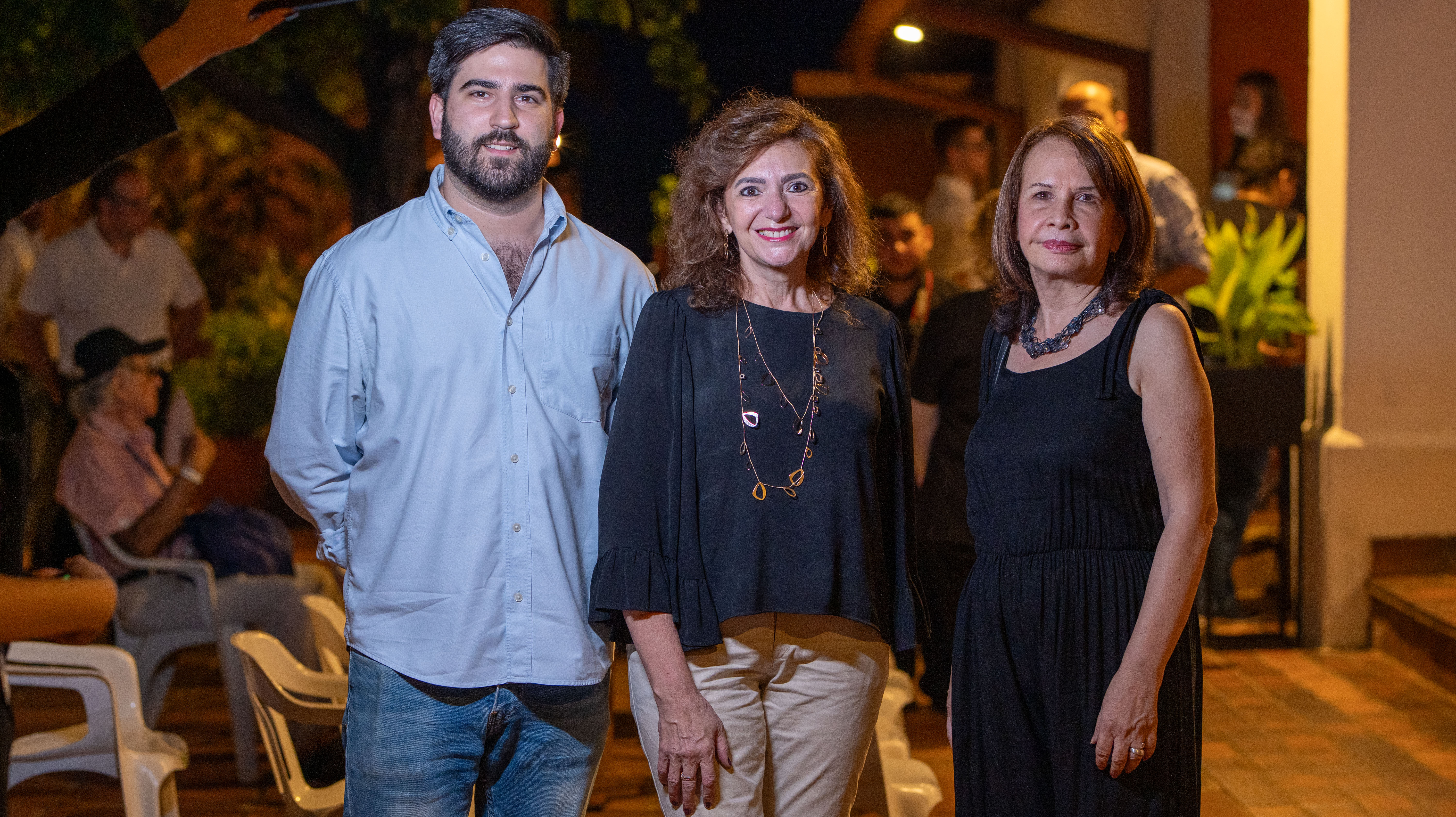 Eugenio Mendonca, Marcela Baciagalupo y Graciela Brizuela.