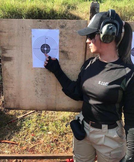 Alba realizó un curso de defensa personal.
