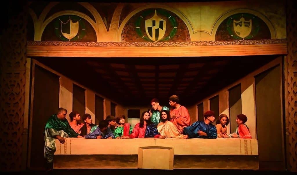 Representación de la Última Cena. Foto Gentileza