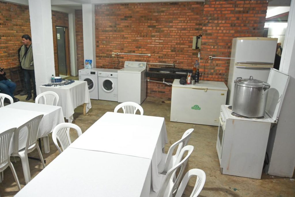 Los usuarios tendrán abrigo y comida. Foto: Municipalidad de Asunción