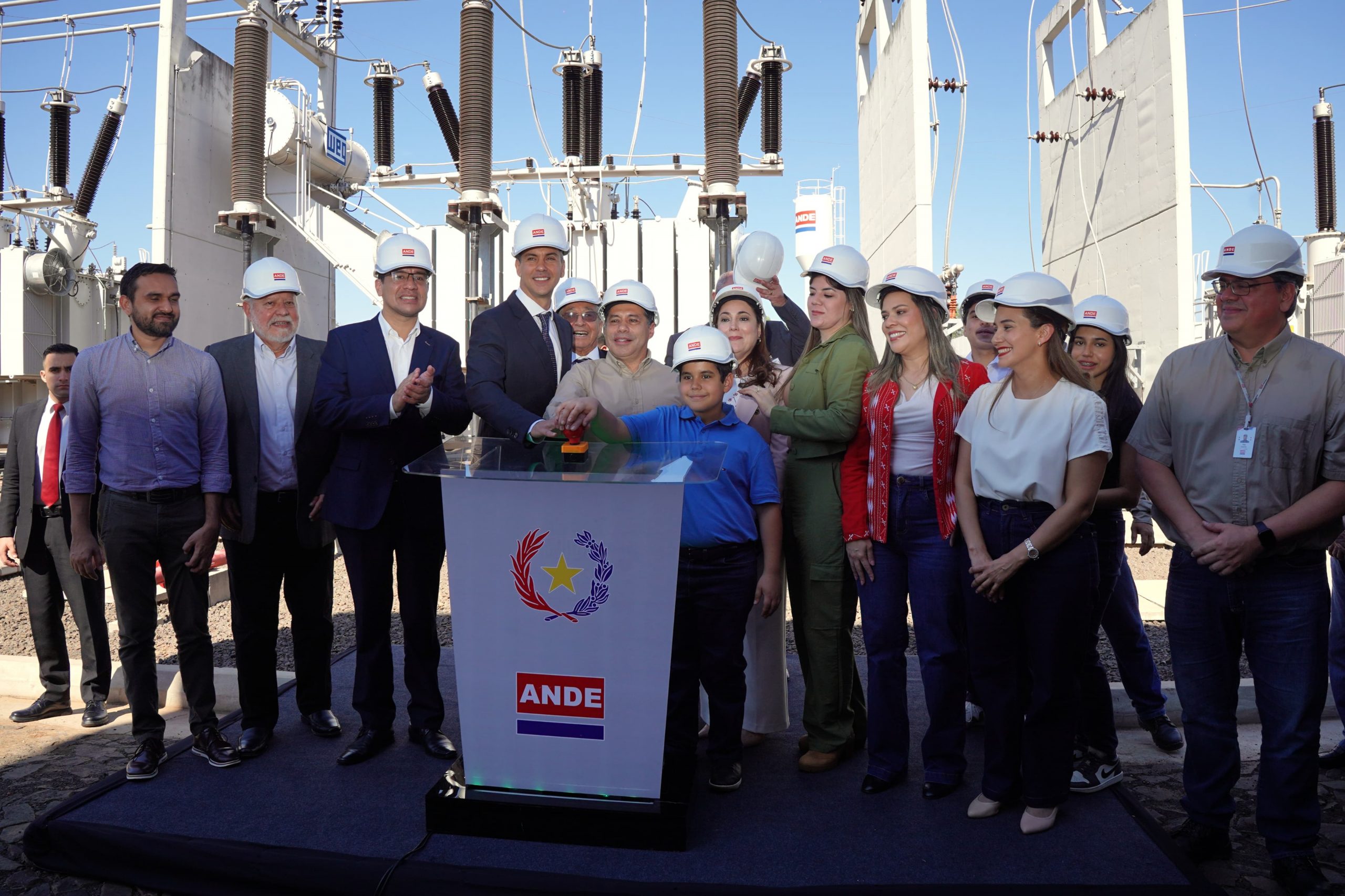 Inauguran nueva Subestación Alto Paraná 220/66/23 kV. Foto: gentileza