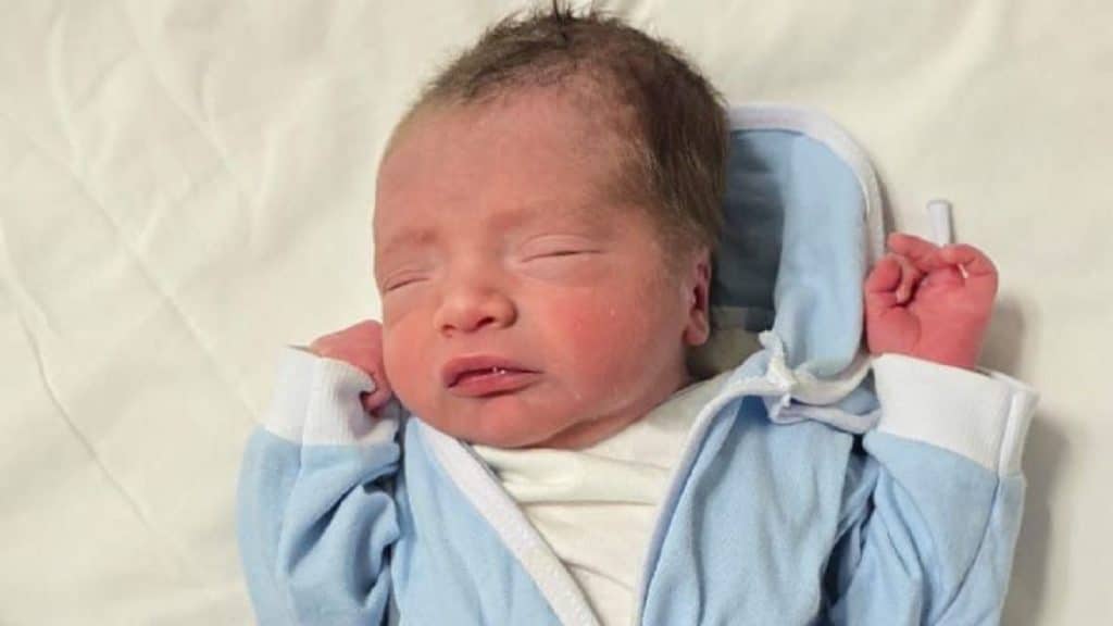 El bebé nació con2.592 gramosen el IPS. Foto Gentileza