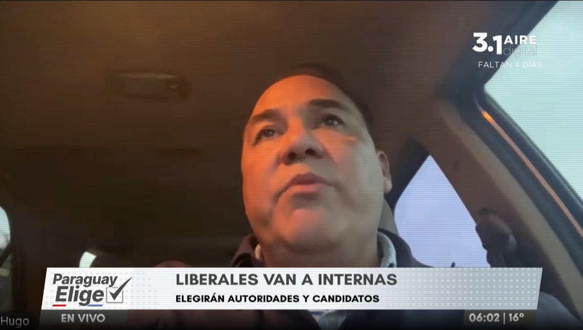 Hugo Fleitas, presidente del PLRA. Foto: Captura de pantalla