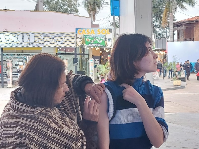 El stand del MSPyBS recibió a quienes se preocuparon por su salud.