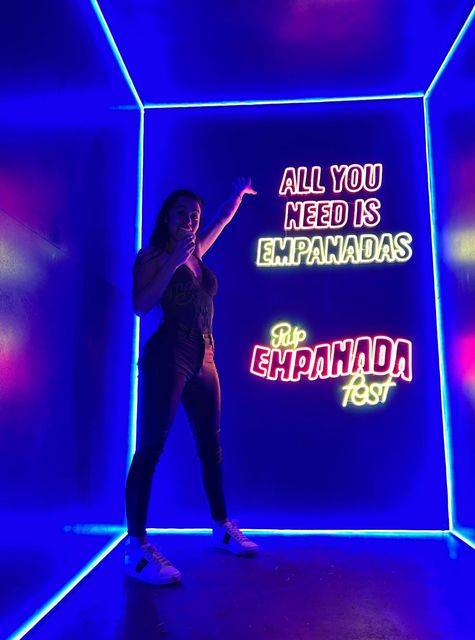 Selena Kellye, con todo en el Pulp Empanada Fest. (FOTO: Gentileza)