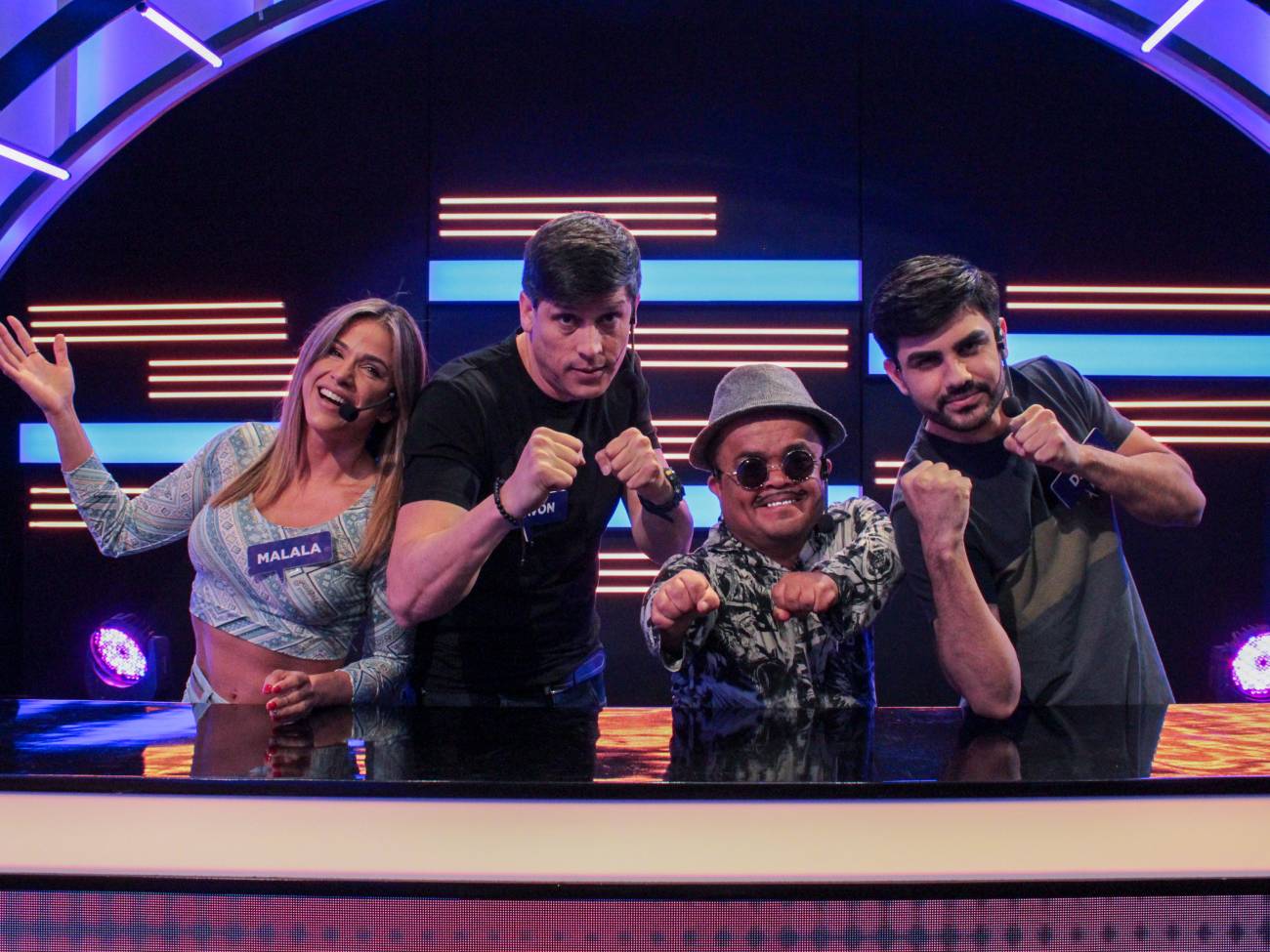 "Tercer Tiempo" con Malala Olitte, Enrique Pavón, Alcides Cabañas y Danny Pereira. (FOTO: Gentileza)
