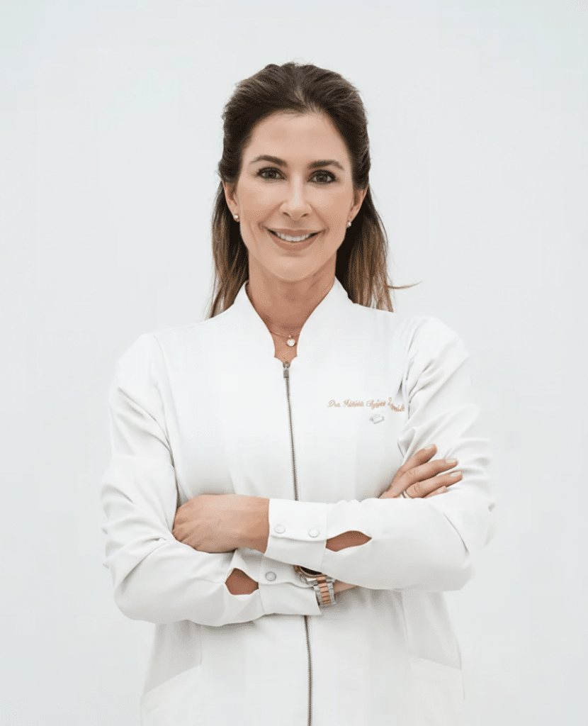 La médica dermatóloga Fátima Agüero.