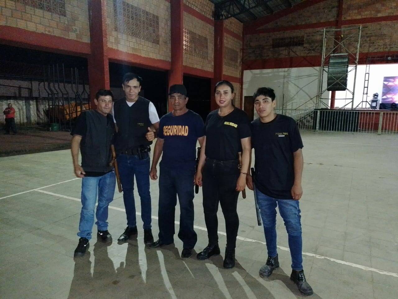 Ellos llevan seguridad en diferentes eventos. (Foto: Juan Zacarías)