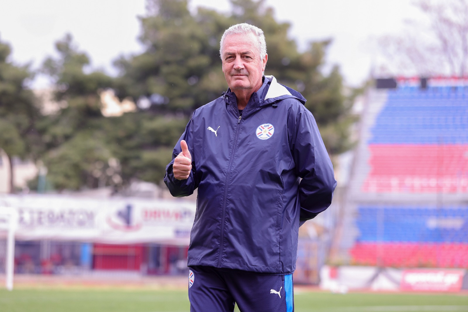 Gustavo Alfaro, entrenador de la Albirroja. Foto: Gentileza