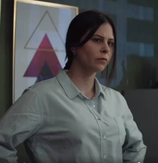 La Quattrocchi en su papel de "Betty Jara". (Captura de pantalla)
