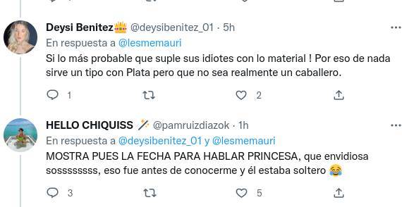 El postero de Daysi Benítez.