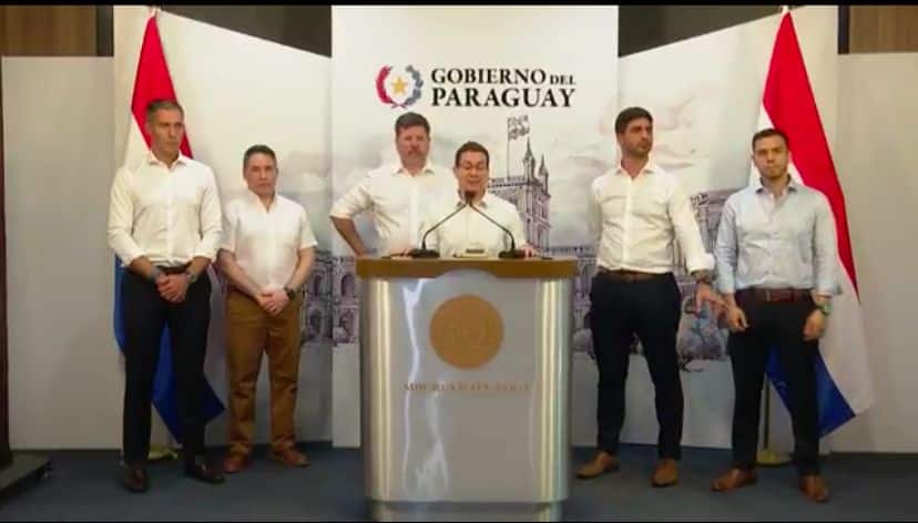 Presentación de Viceministros en conferencia de prensa. Foto Gentileza
