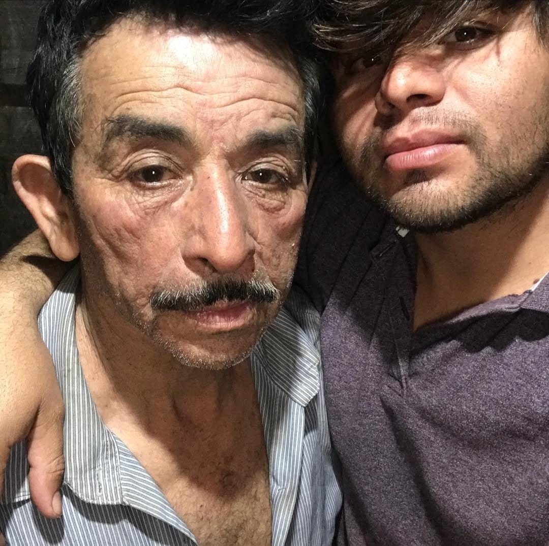 Carmelo y su papá Hercilio.