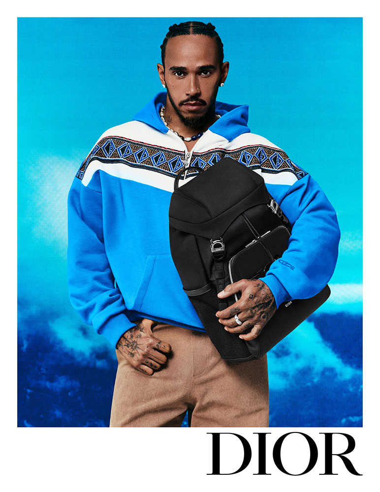 Dior releases first look at Lewis Hamilton's upcoming campaign