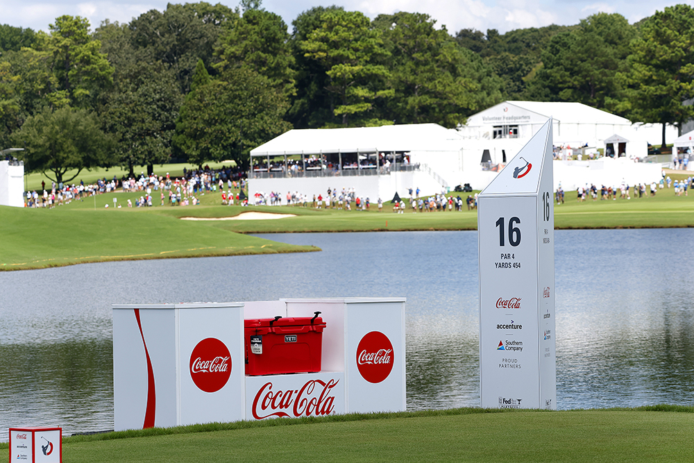 希少！ PGA TOUR ピージーエーツアー コカコーラ キャディバッグ レア！PGAツアー ツアーチャンピオンシップ FedEx Cup キャディ