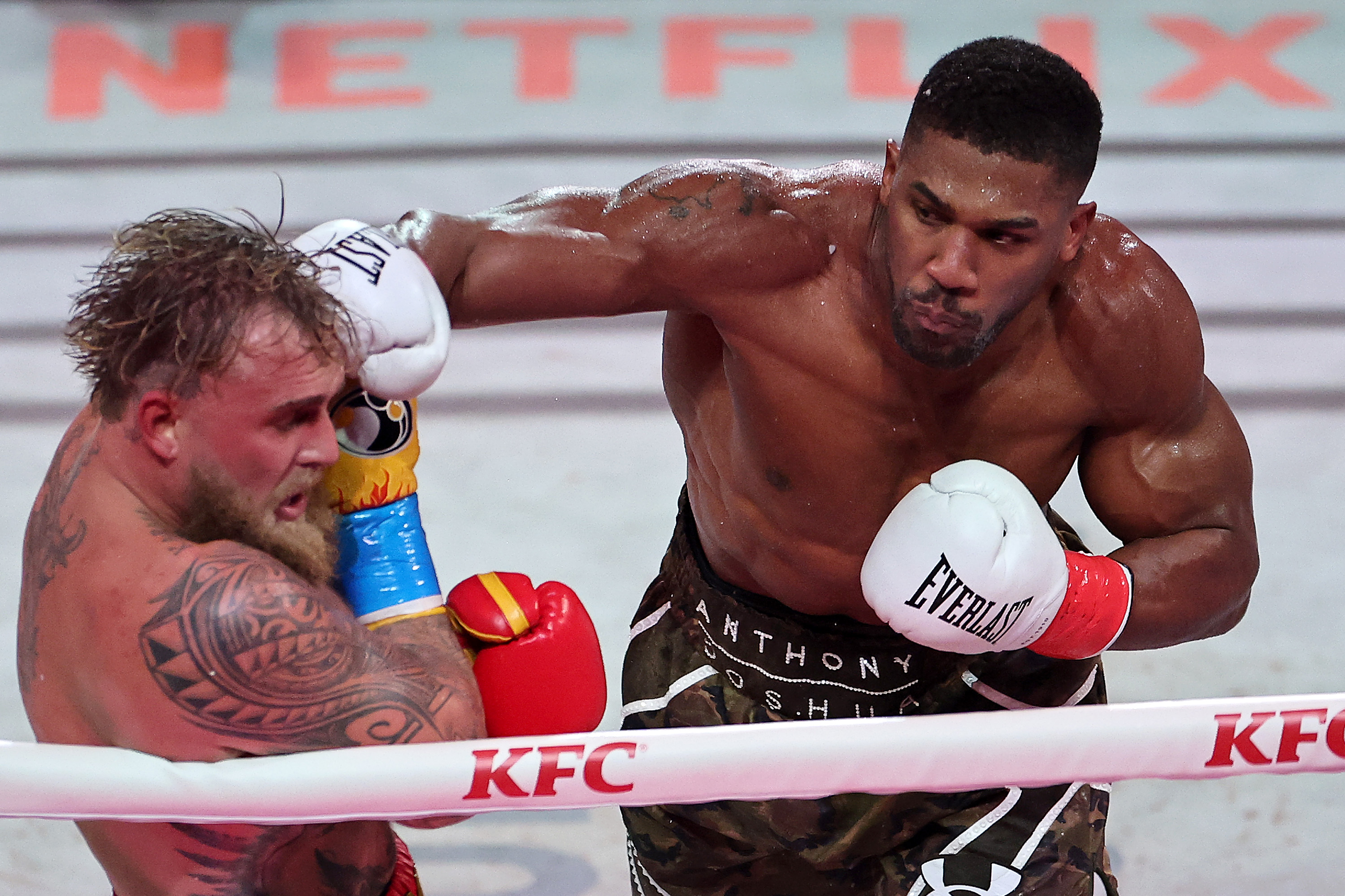 How Anthony Joshua-Jake Paul fight viewership stacks up for Netflix