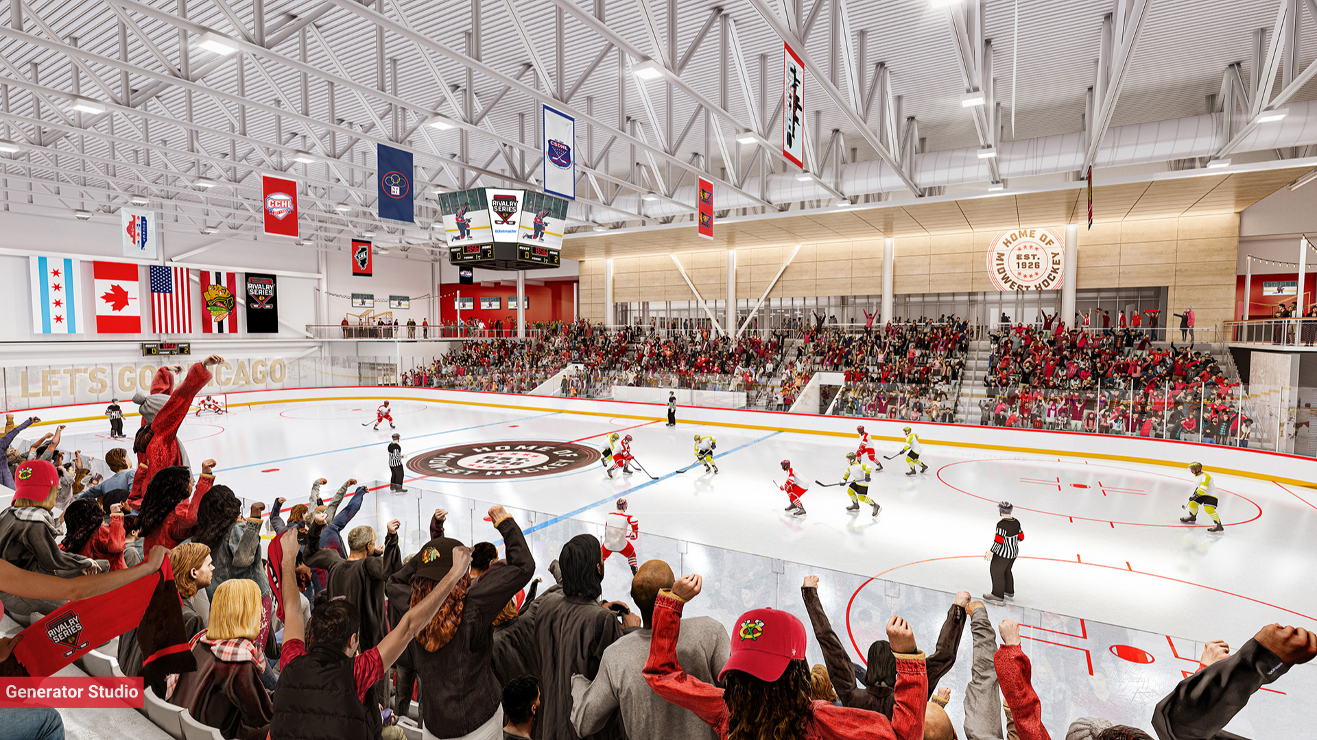 Chicago Blackhawks Ice Rink