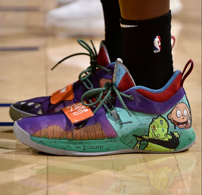 nba different color shoes