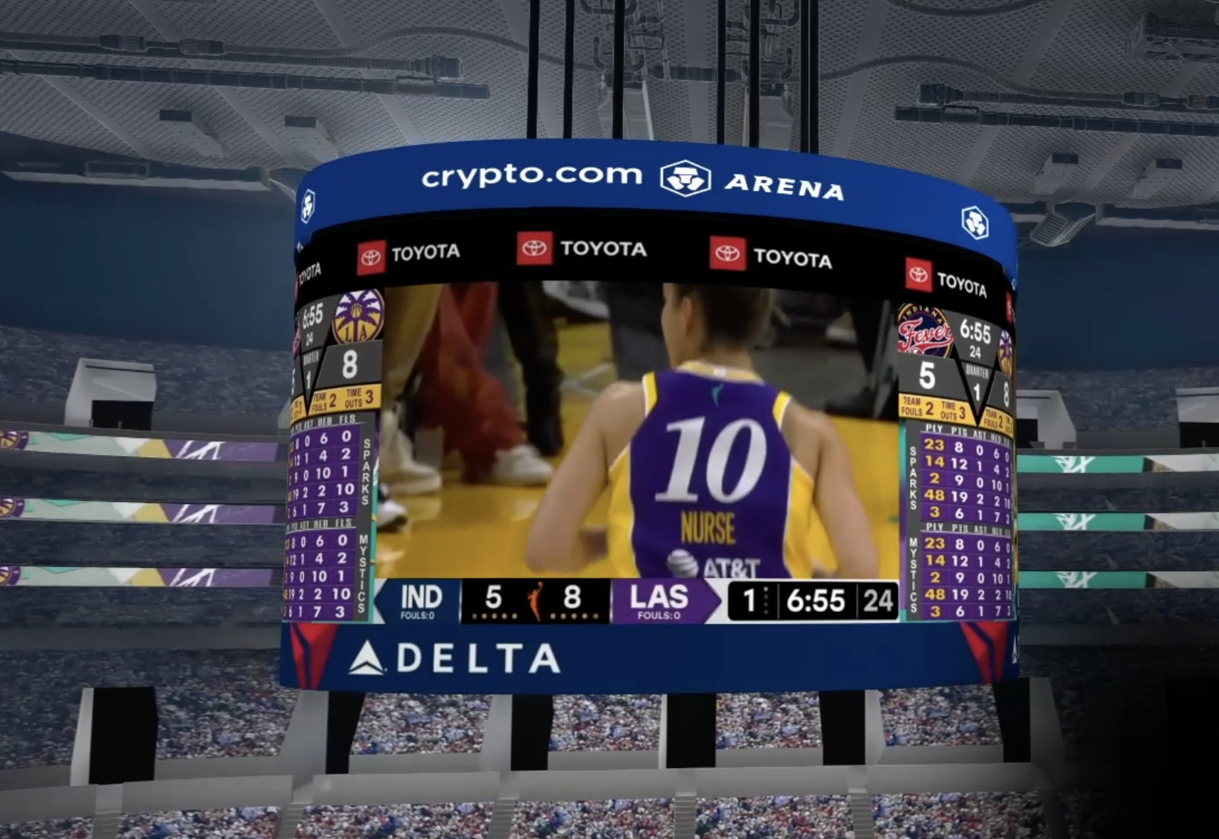 Crypto.com Arena set to debut new centerhung videoboard