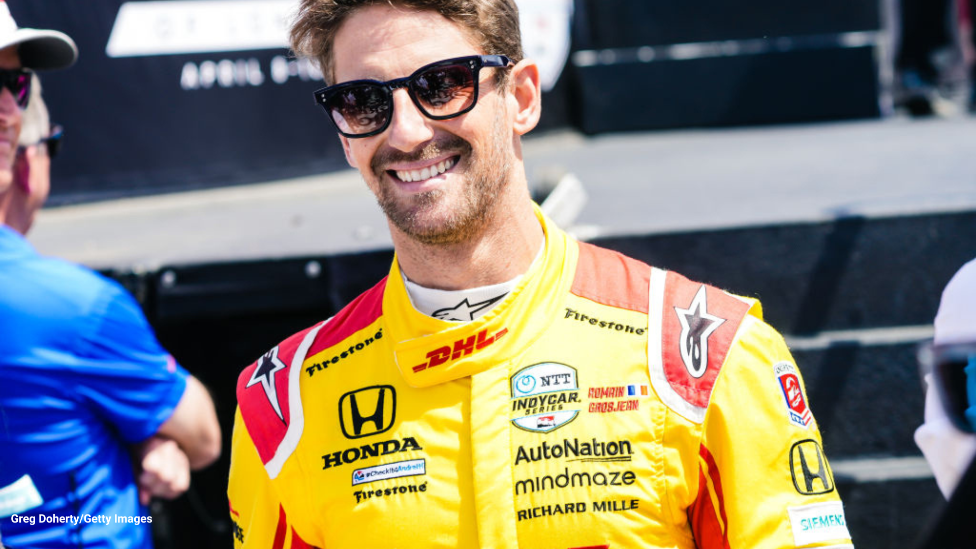 Romain Grosjean *AUTOGRAPHED* DHL hat Romain Grosjean, Andretti caught in latest IndyCar contract  main image 4