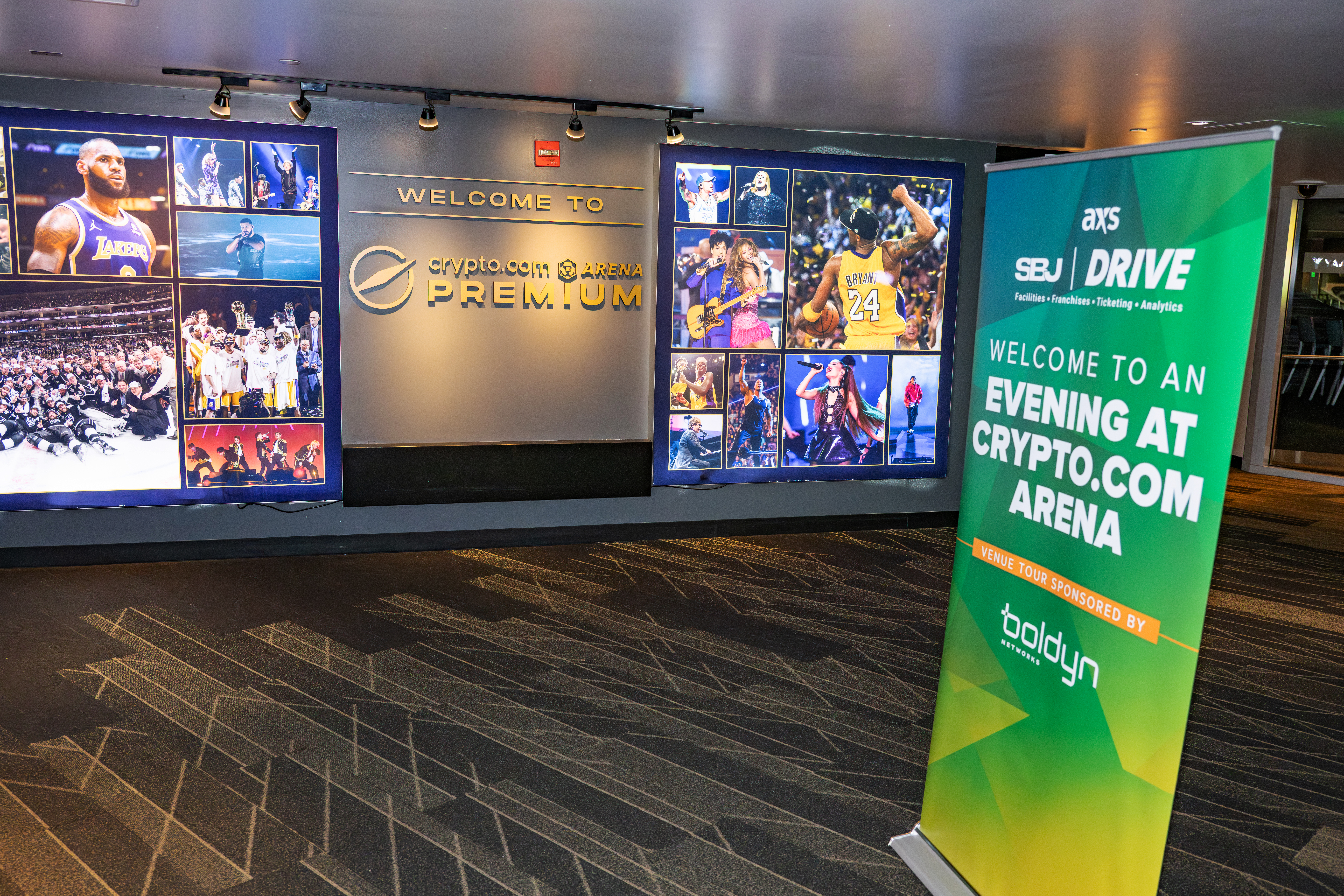 Crypto.com Arena reception starts off AXS DRIVE