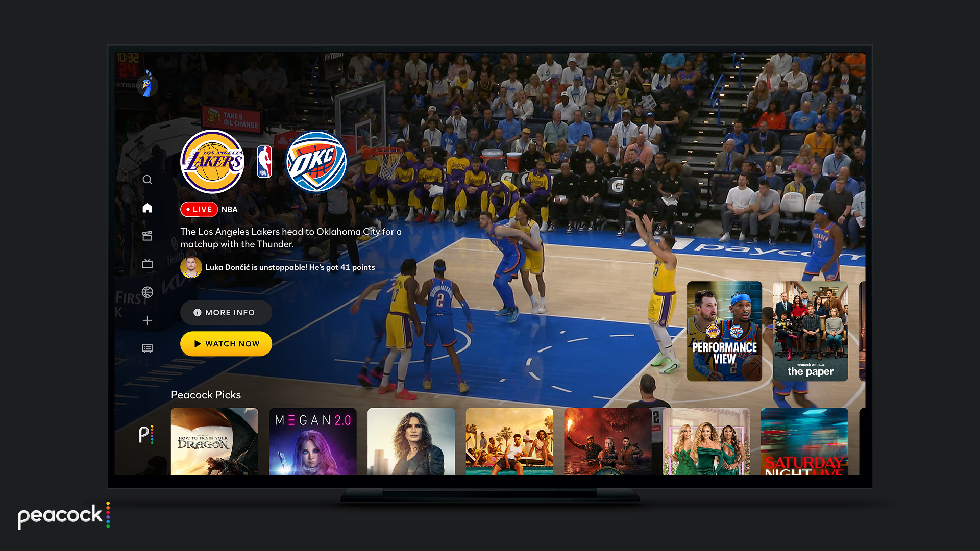 Peacock's NBA debut ripe with augmented reality, gamified viewing