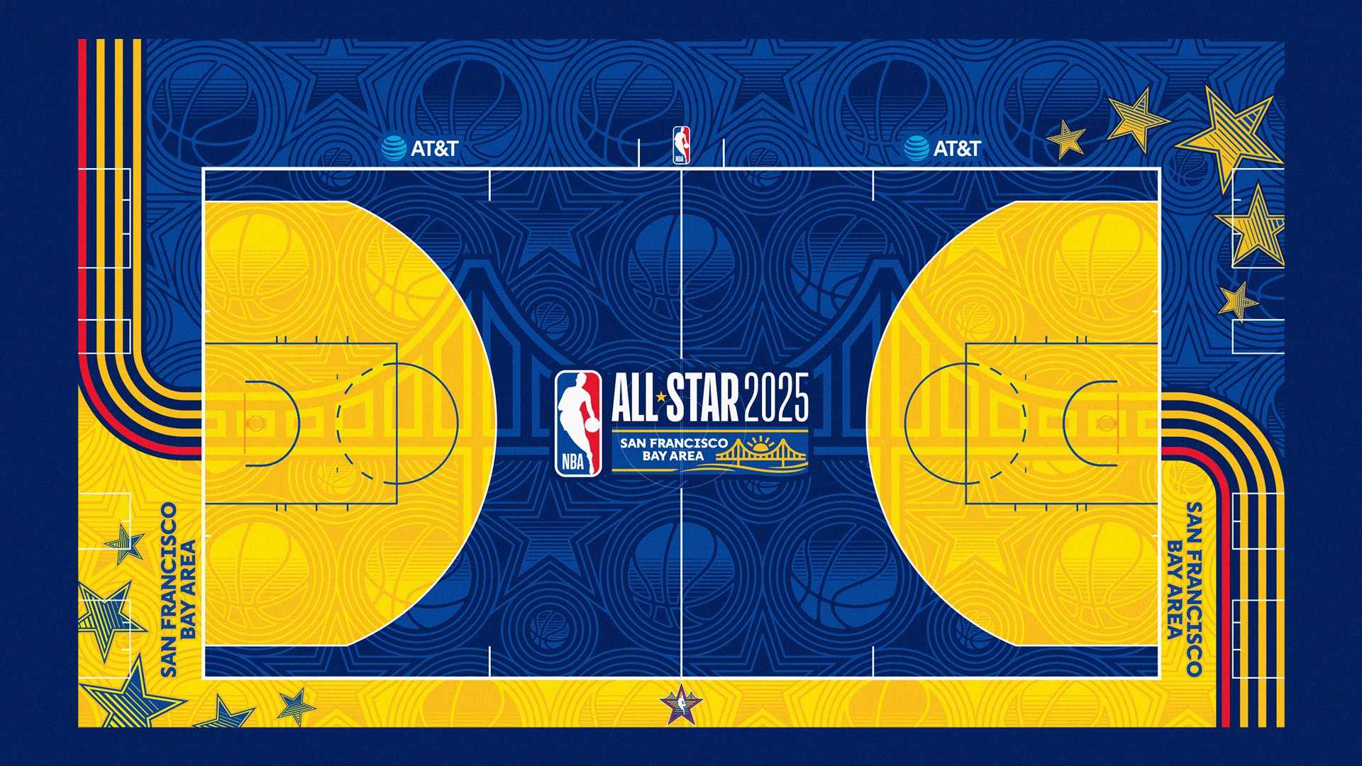 NBA pays homage to Bay Area in 2025 All-Star uniforms, court