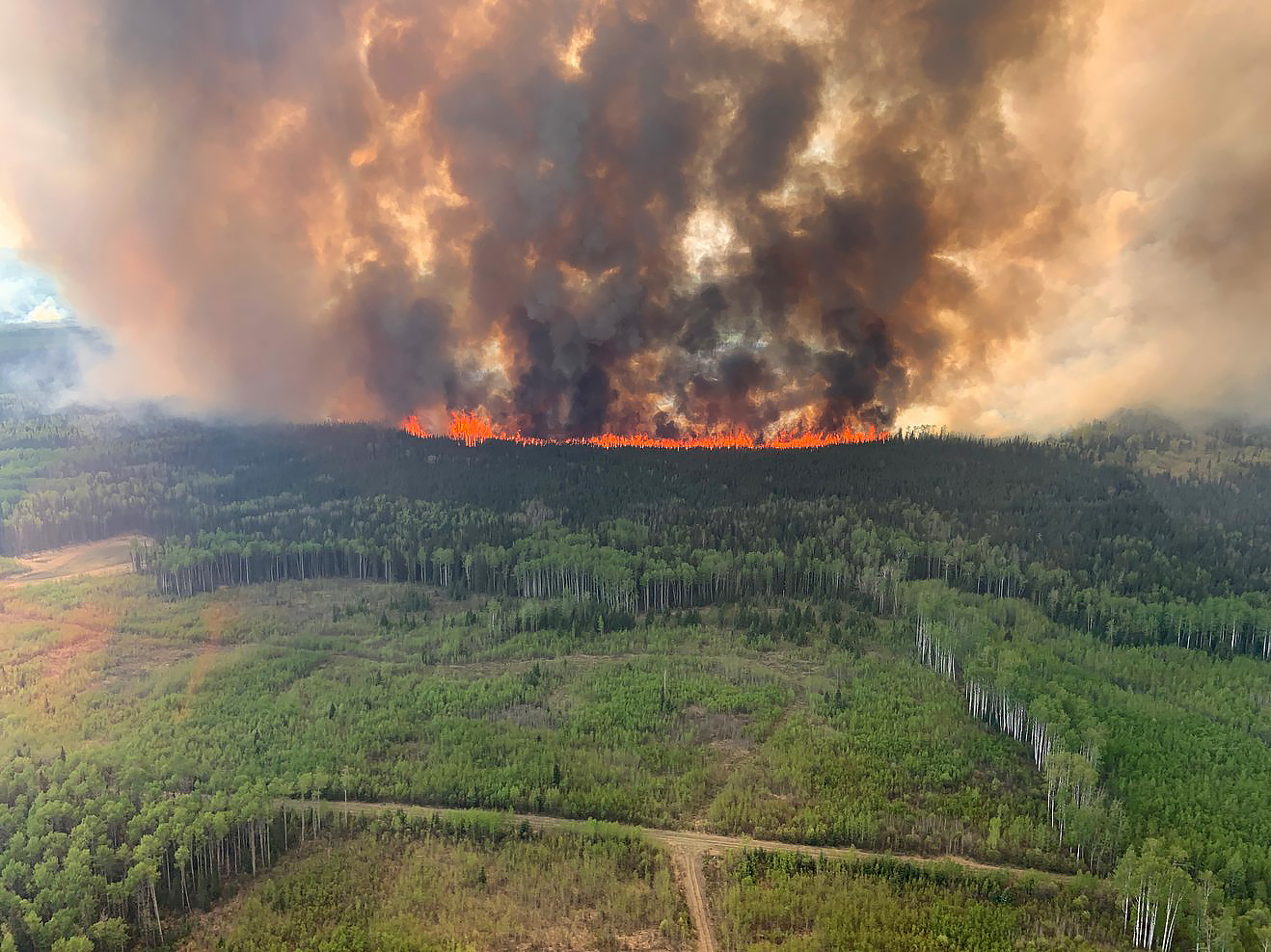 Des dizaines d'incendies de forêt font rage dans l'Ouest du Canada.