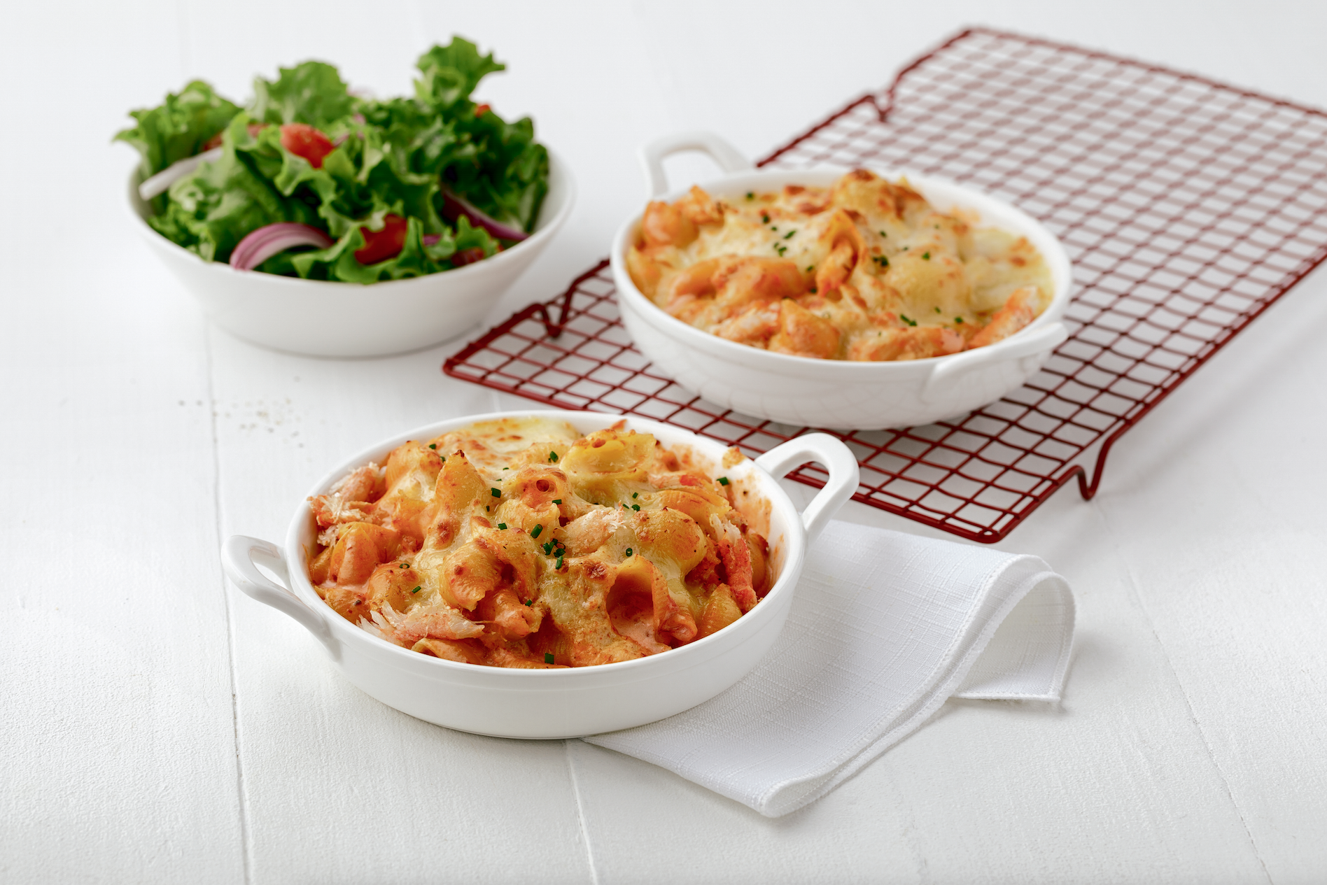 macaroni au fromage et au crabe