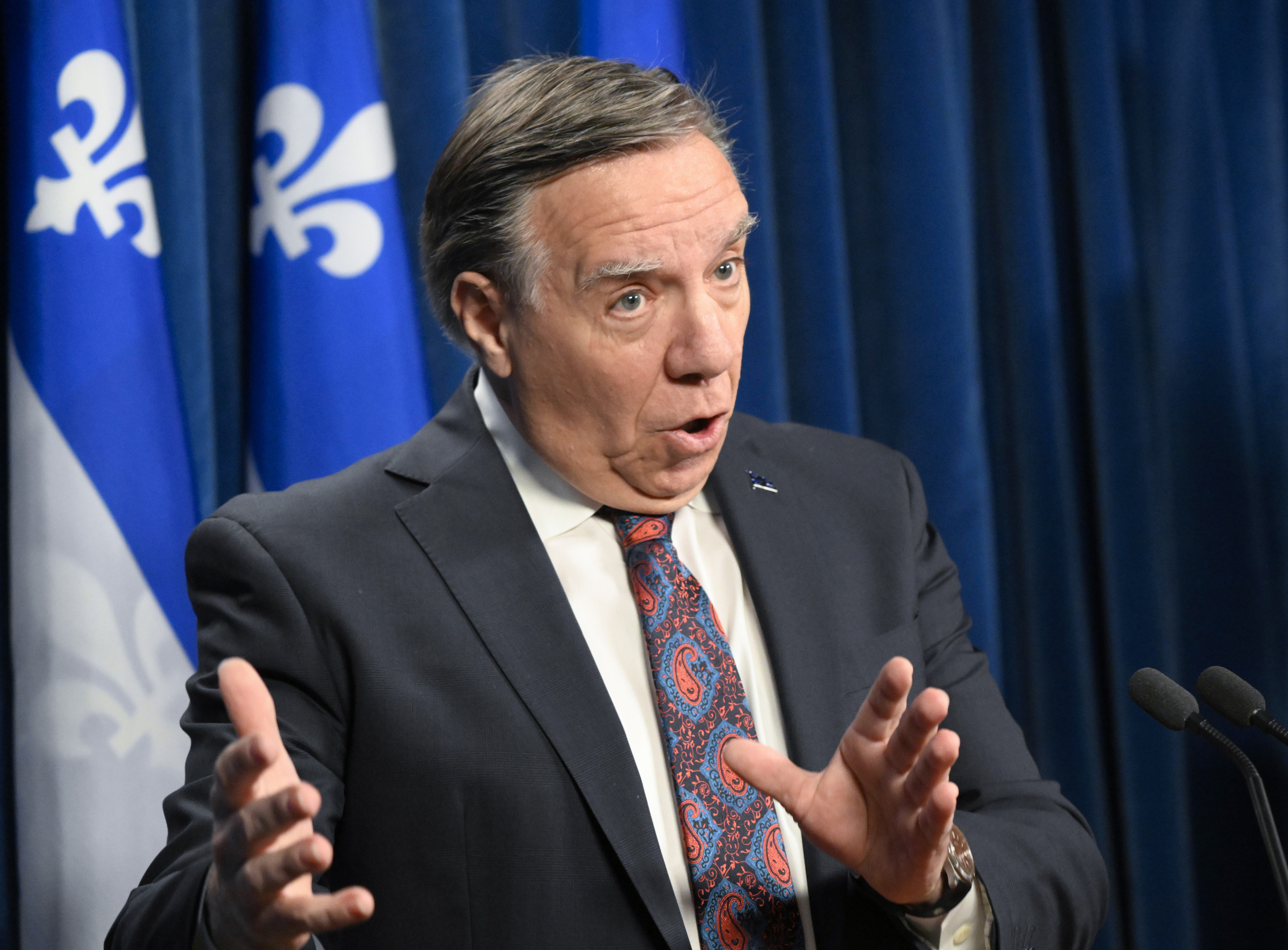 «Je trouve ça effrayant, ce qui est arrivé», a d'abord commenté François Legault, mercredi midi, en mêlée de presse au parlement de Québec.