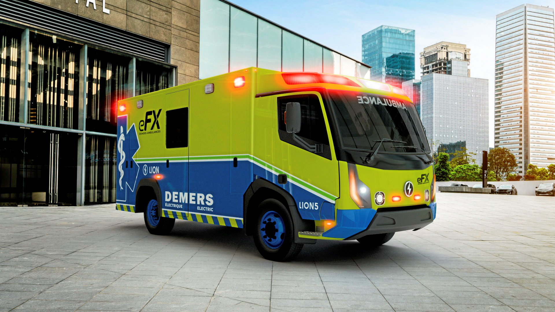 L’eFX, L’ambulance électrique Réinventée Par Demers