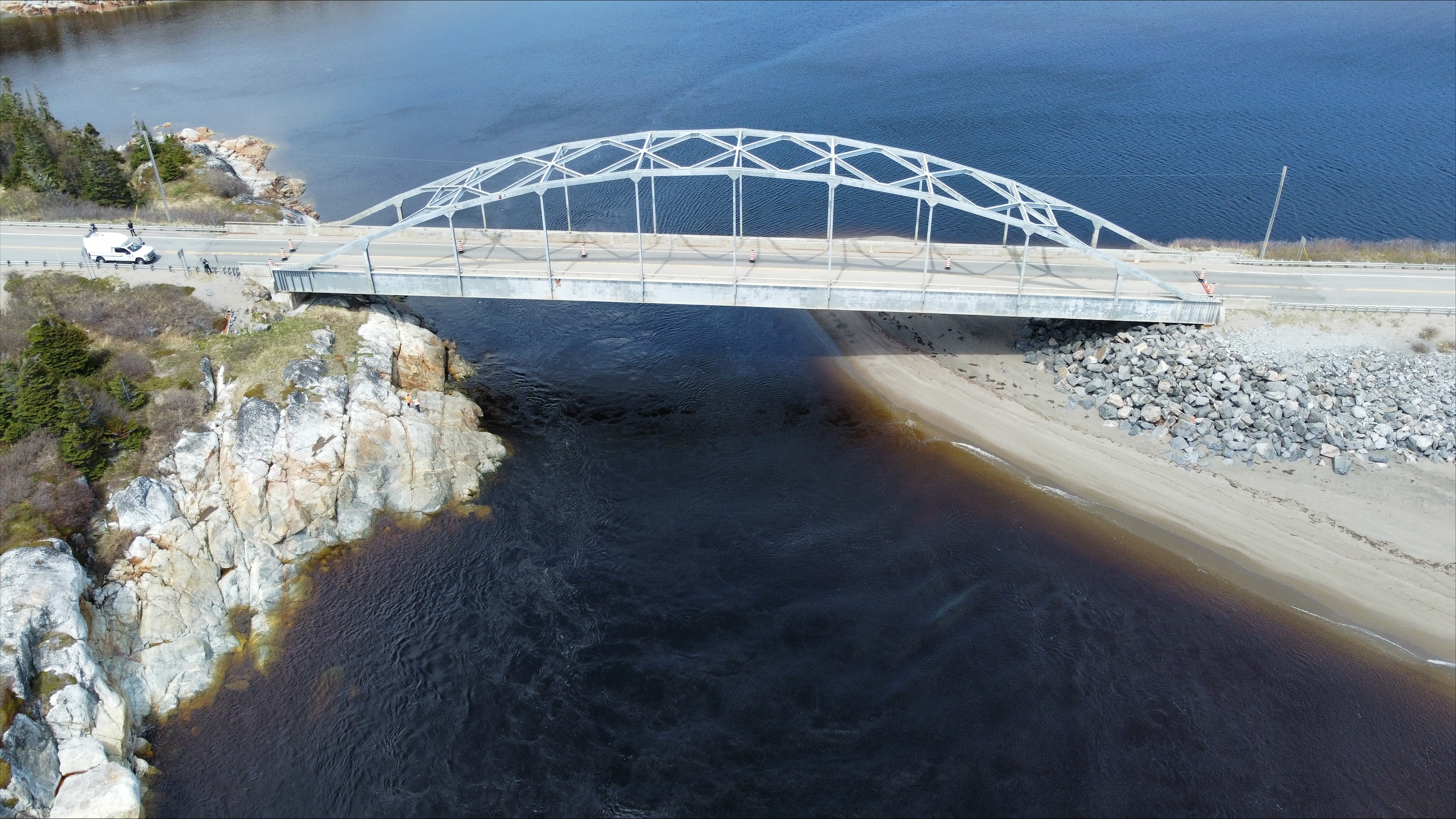 La fissure sur une poutre du pont Touzel a été découverte lors d’une inspection réalisée cette semaine.