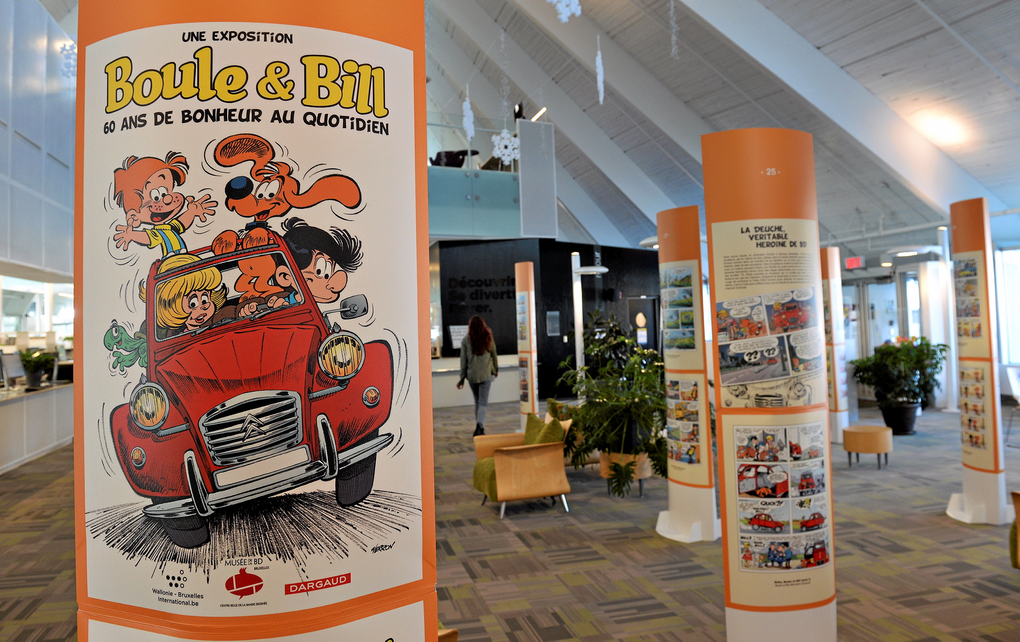 Découvrez l'exposition Boule et Bill à la Bibliothèque de Québec