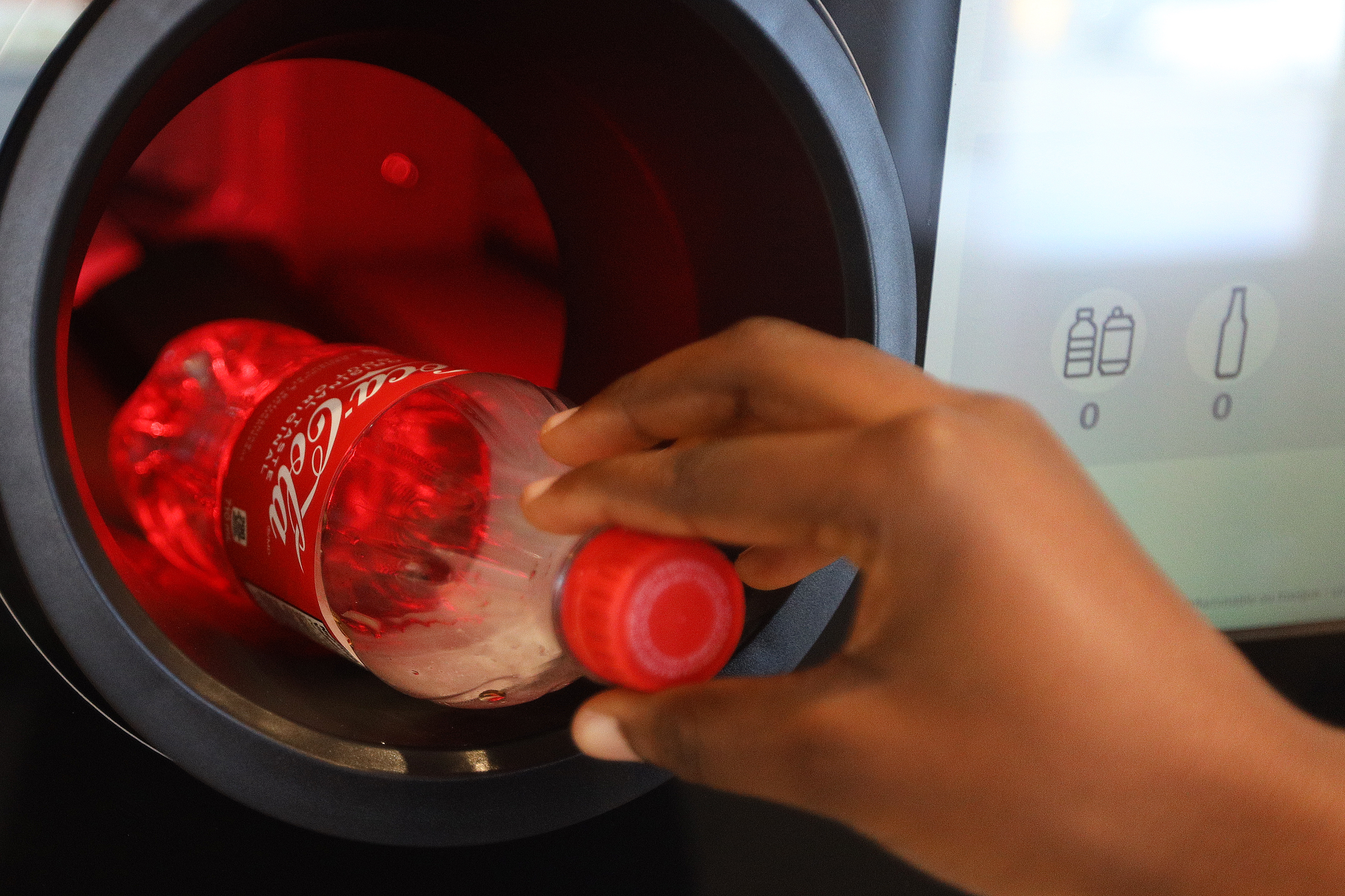 Récipient De Collecte De Bouteilles Consignées 85 L En PET Recycle Recipient Pour Bouteilles Consignees Avec Fond Etanche Et Poche Exterieure Collecteur De Bouteilles Vides Avec I45