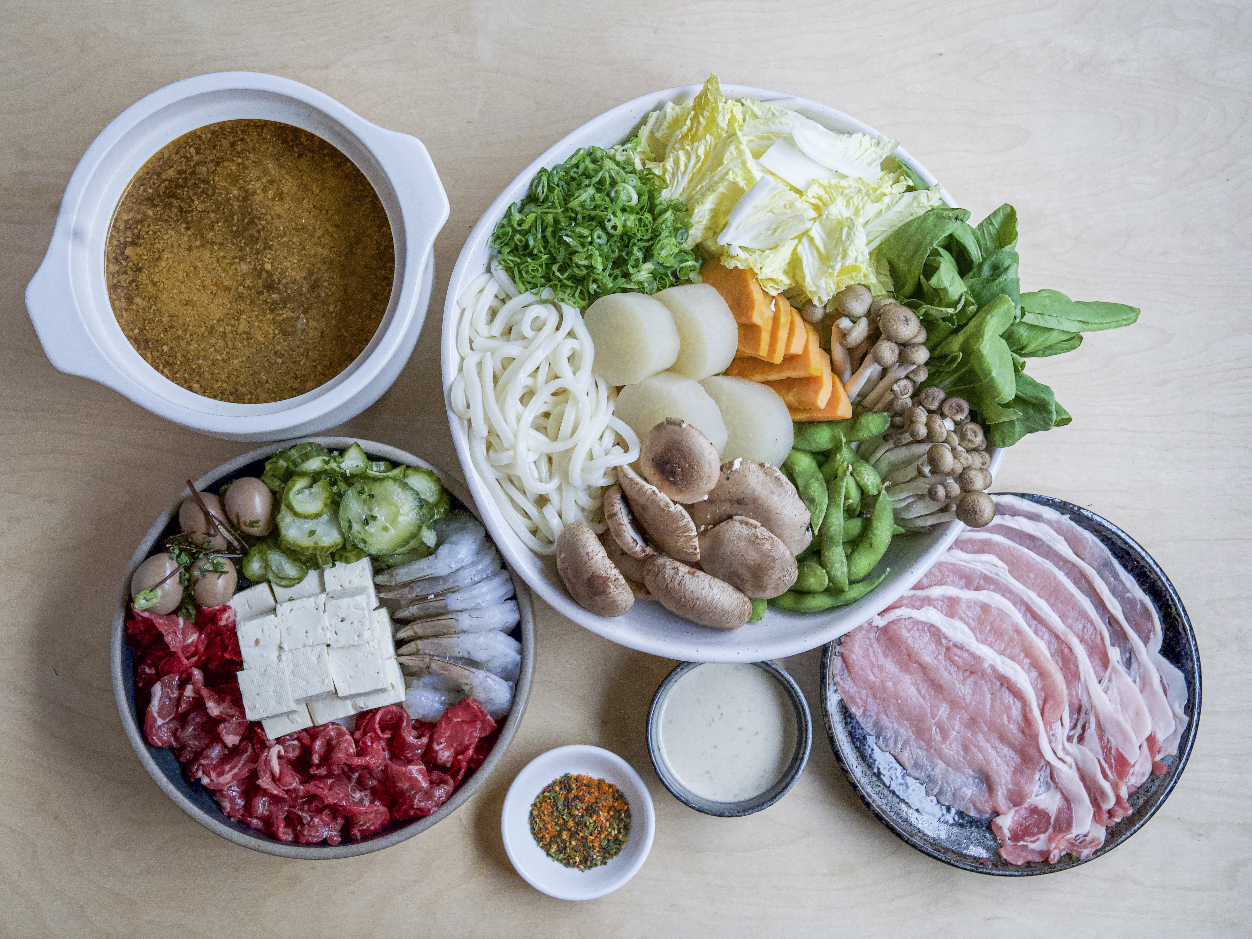 Service à fondue Shabu Shabu 2 personnes - Matériel - Nishikidôri