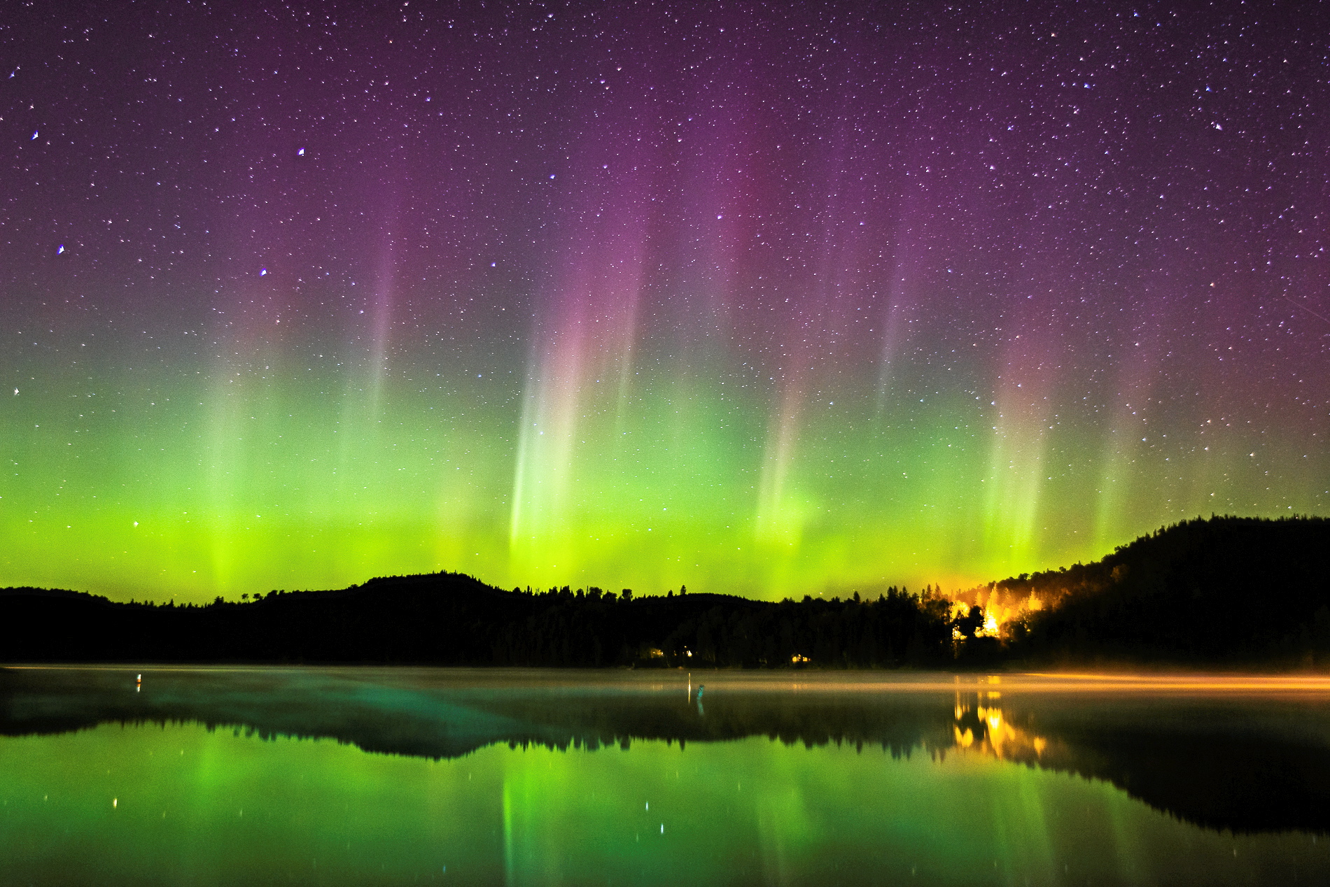 Des aurores boréales visibles dans le sud du Québec