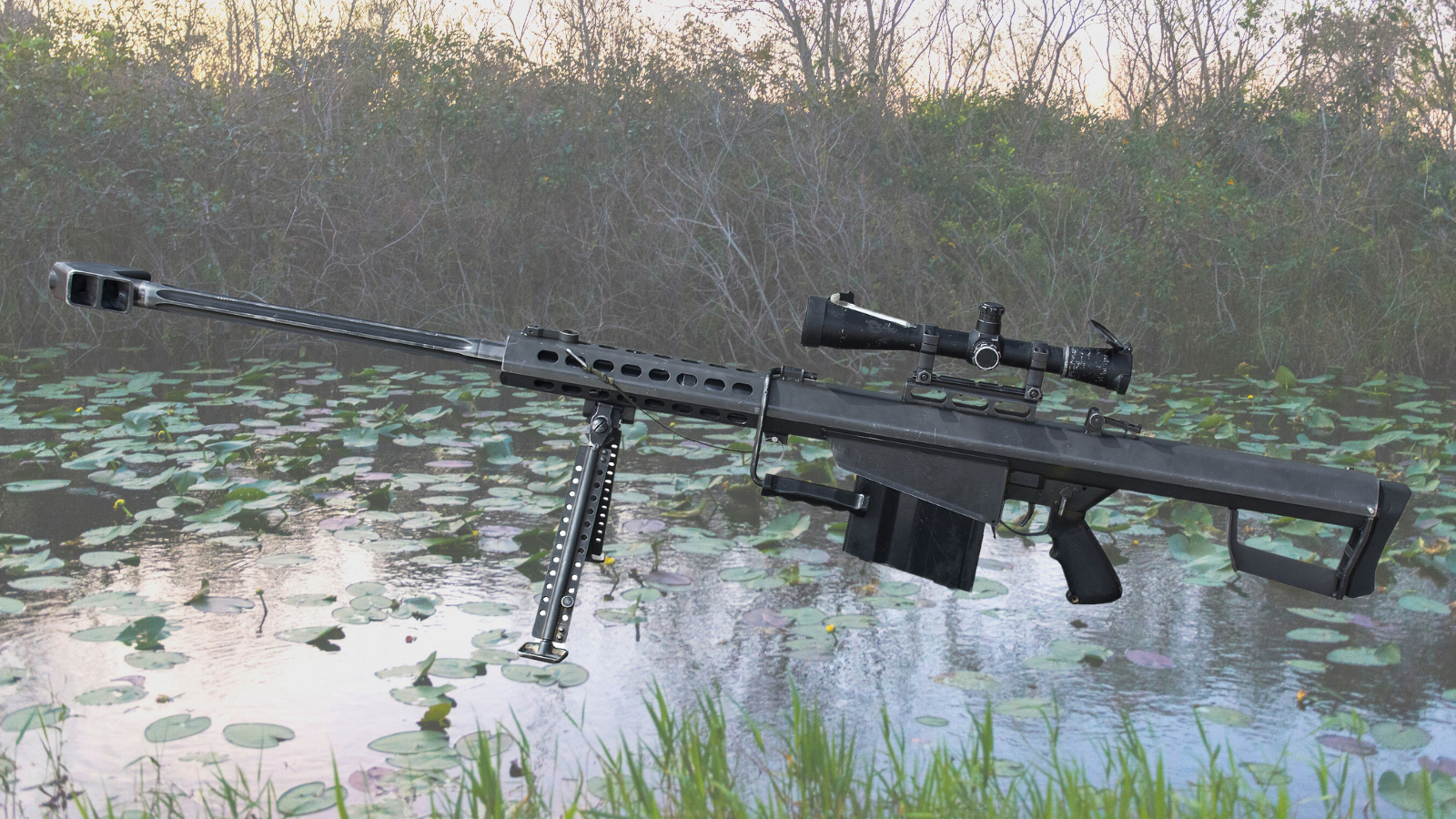 Florida boy reels in .50-caliber Barrett sniper rifles while fishing