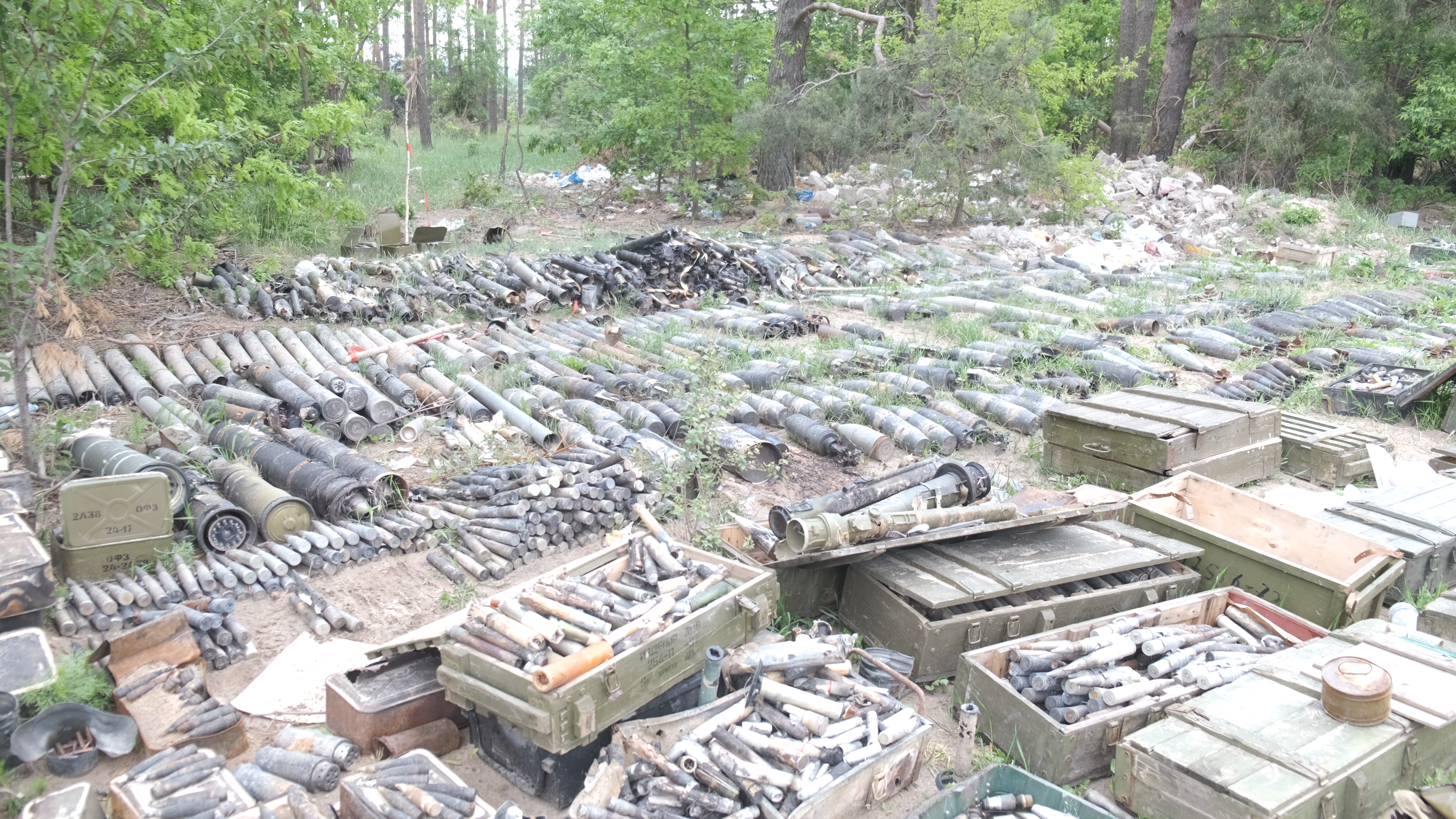 Ukraine needs US help disposing of the bombs, landmines left in