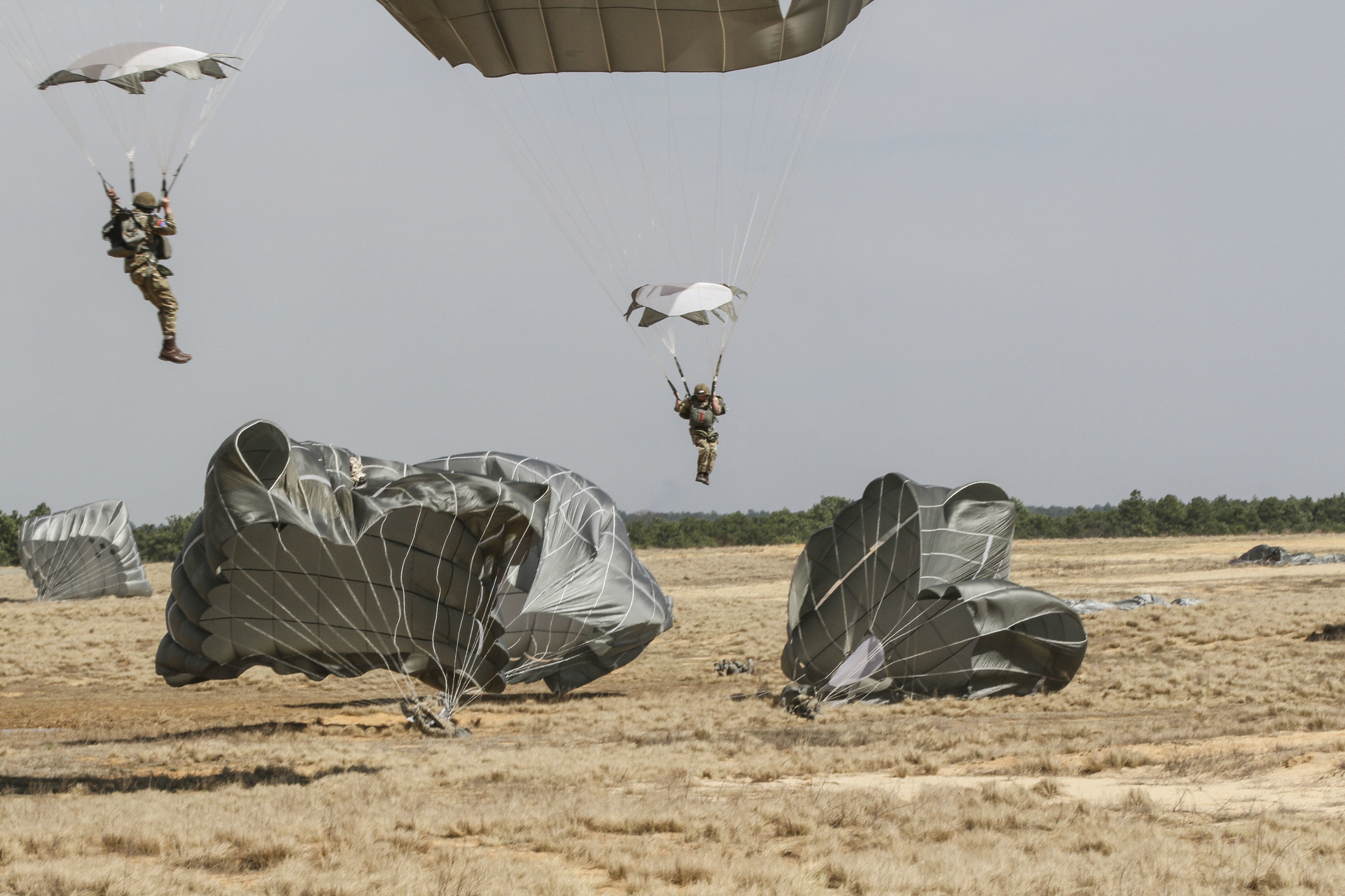 British invasion: Huge paratrooper jump today over Bragg