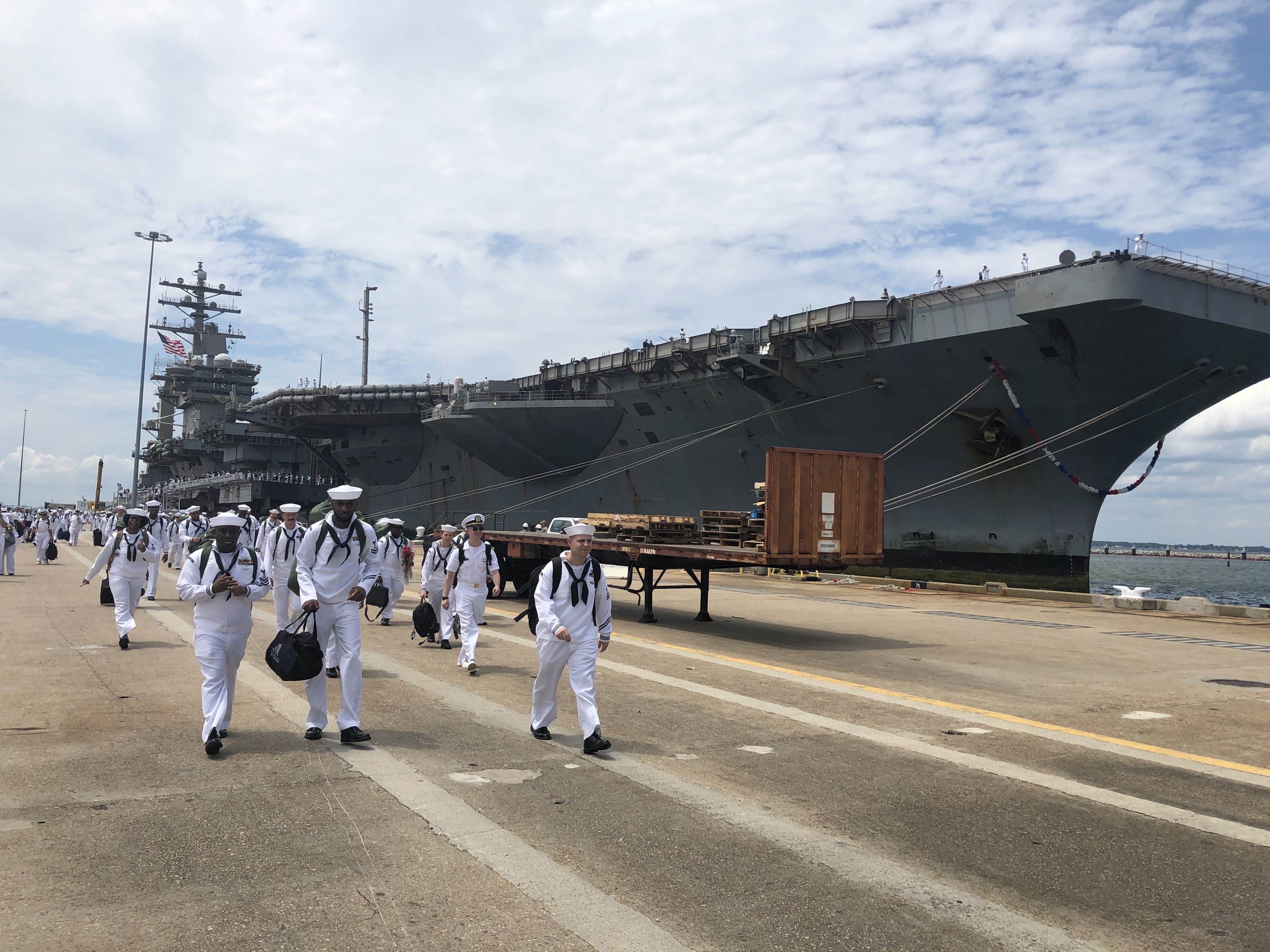 Uss Eisenhower Deployment Schedule 2022 Eisenhower Returns To Norfolk After Double-Pump Deployment